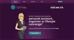 Desktop Screenshot of girl-friday.com.au